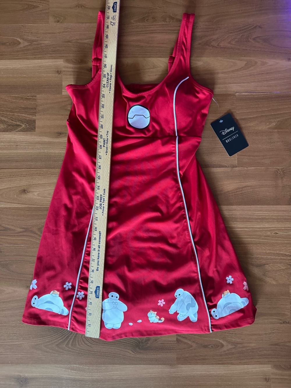 Disney Red Baymax Active Dress with Character Trim & Pockets - Picture 3 of 14